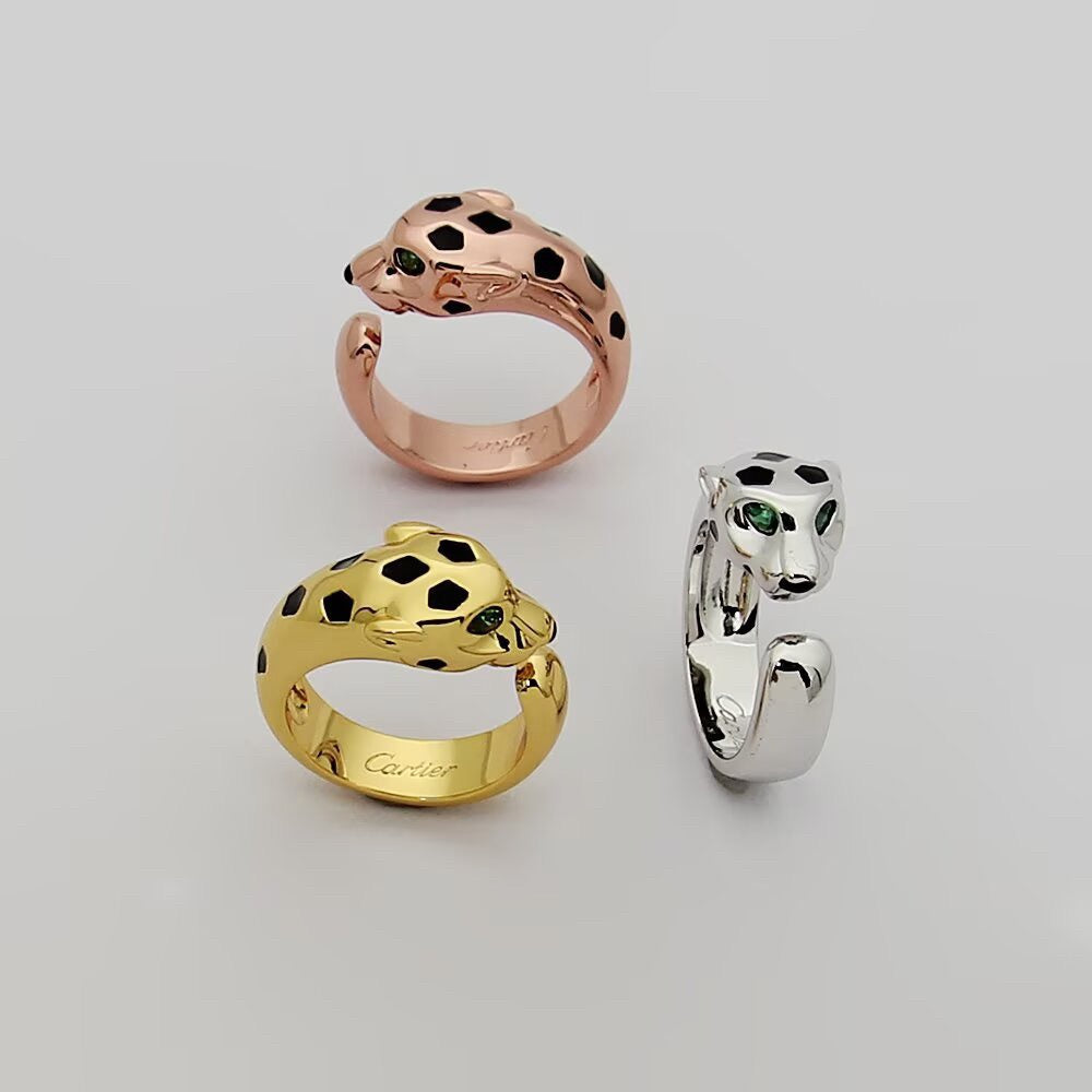 [AURORA]PANTHERE SPOTTED MEDIUM RING