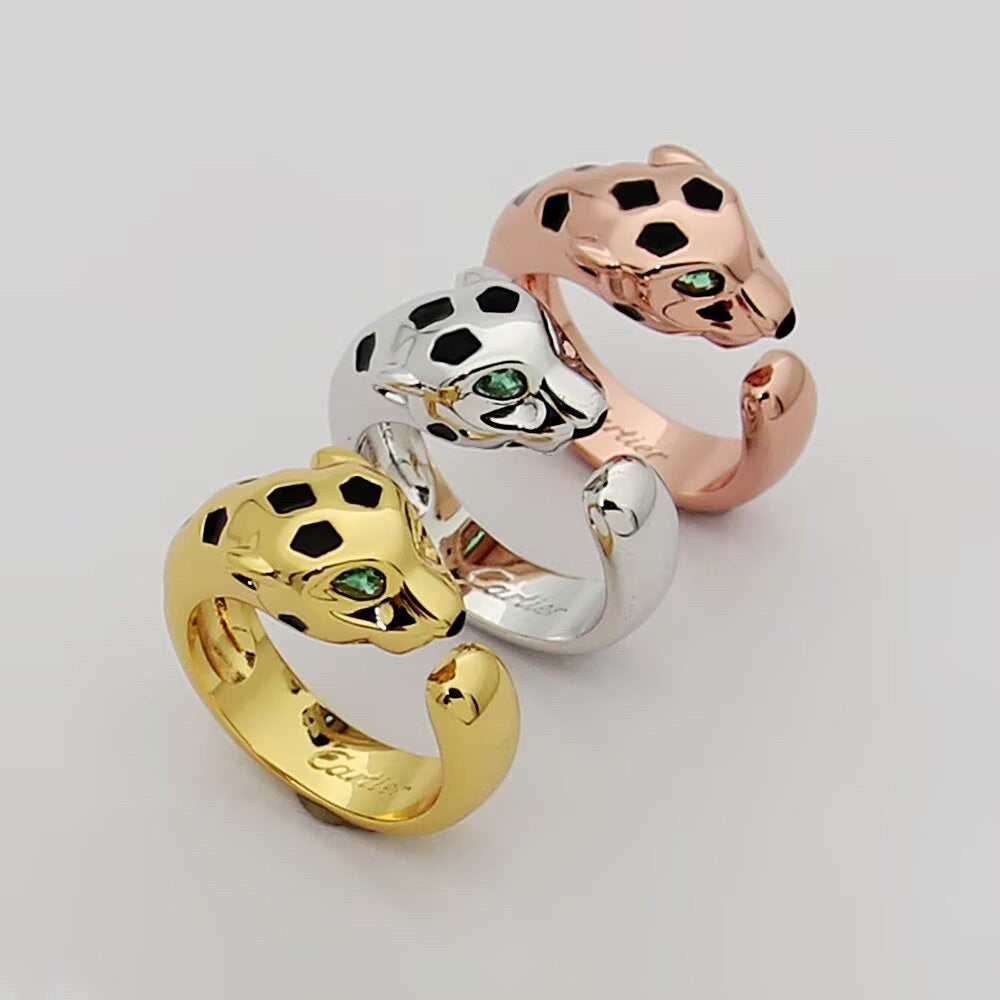 [AURORA]PANTHERE SPOTTED MEDIUM RING