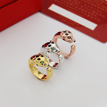 [AURORA]PANTHERE SPOTTED MEDIUM RING