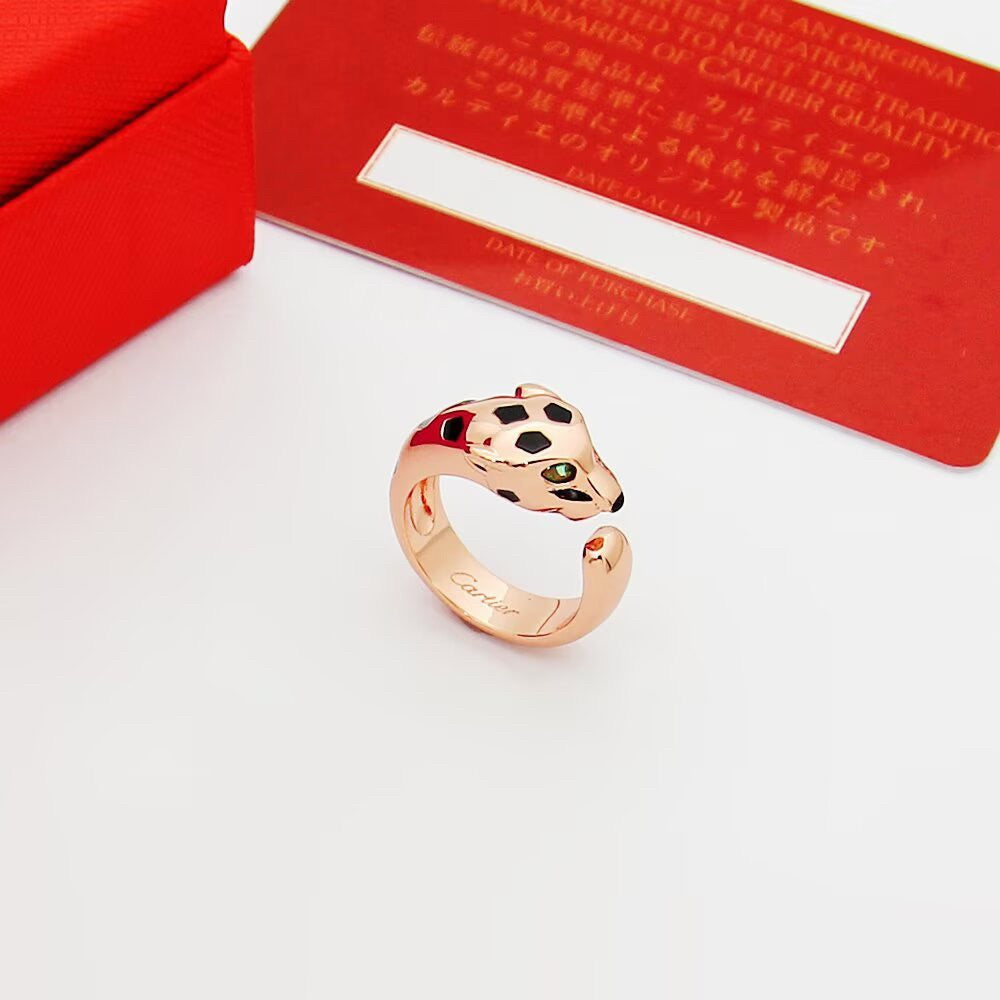 [AURORA]PANTHERE SPOTTED MEDIUM RING