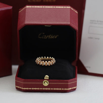 [AURORA]CLASH 6.8MM DIAMOND MEDIUM RING
