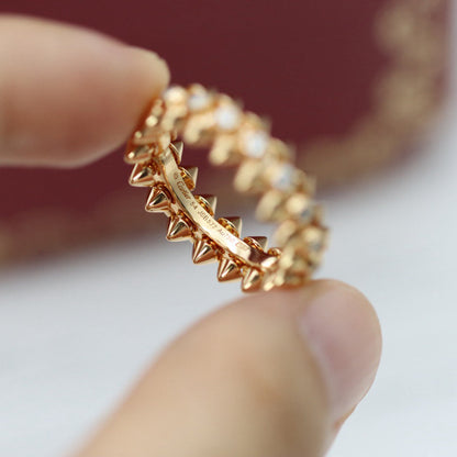 [AURORA]CLASH 6.8MM DIAMOND MEDIUM RING