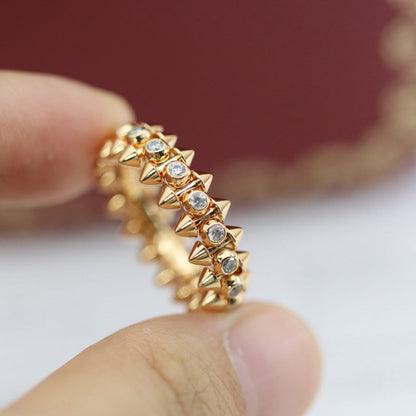 [AURORA]CLASH 6.8MM DIAMOND MEDIUM RING