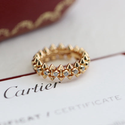 [AURORA]CLASH 6.8MM DIAMOND MEDIUM RING