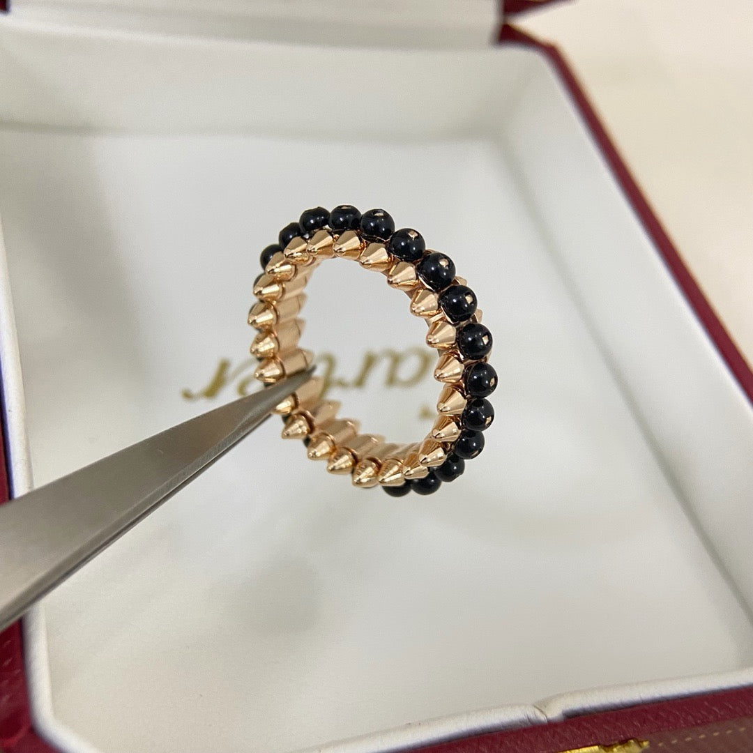 [AURORA]CLASH 7.9MM AGATE CHALCEDONY RING