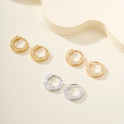 [AURORA]LOVE DIAMOND EARRINGS
