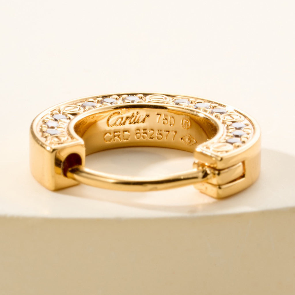 [AURORA]LOVE DIAMOND EARRINGS