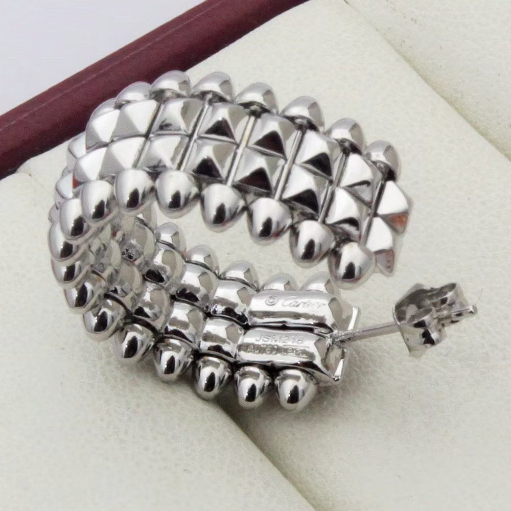 [AURORA]CLASH 9.2MM DOUBLE ROW EARRINGS