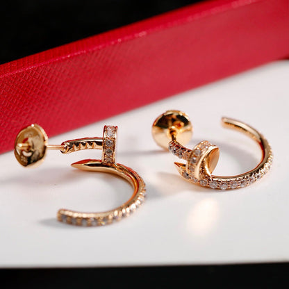 [AURORA]JUSTE FULL DIAMOND SMALL EARRINGS