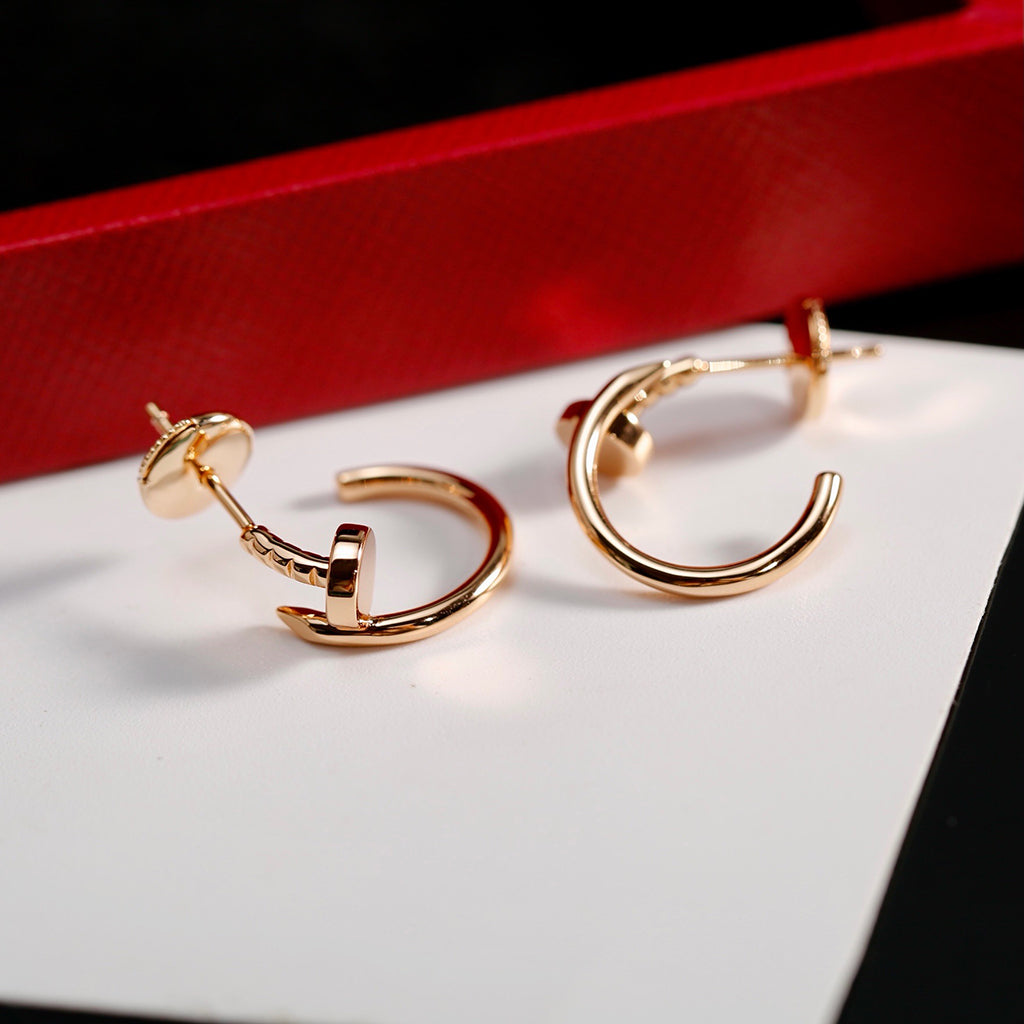 [AURORA]JUSTE NO DIAMOND SMALL EARRINGS