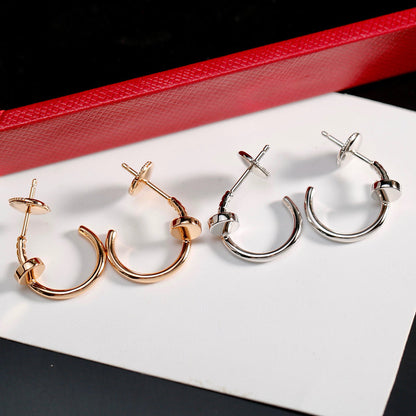 [AURORA]JUSTE NO DIAMOND SMALL EARRINGS