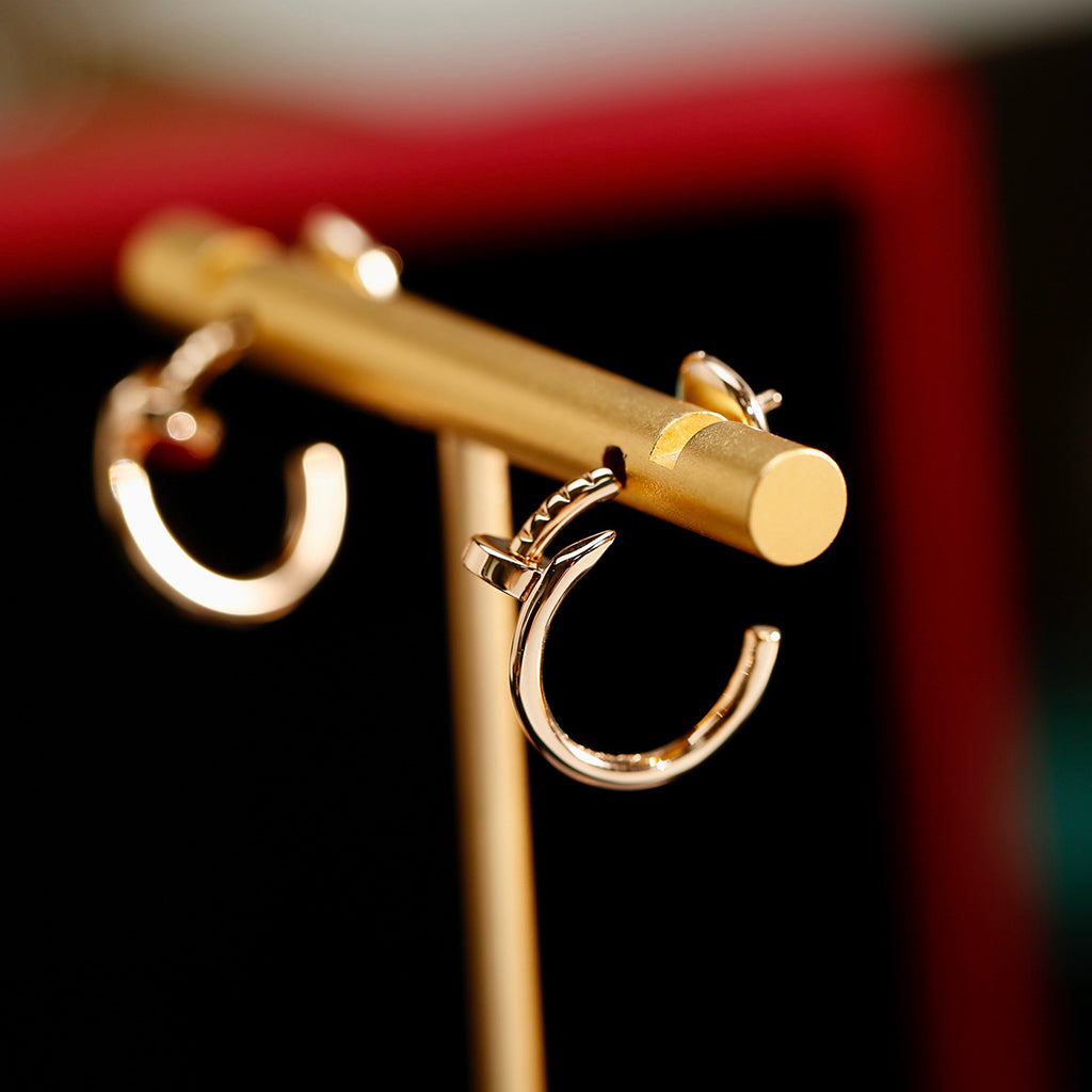 [AURORA]JUSTE NO DIAMOND SMALL EARRINGS