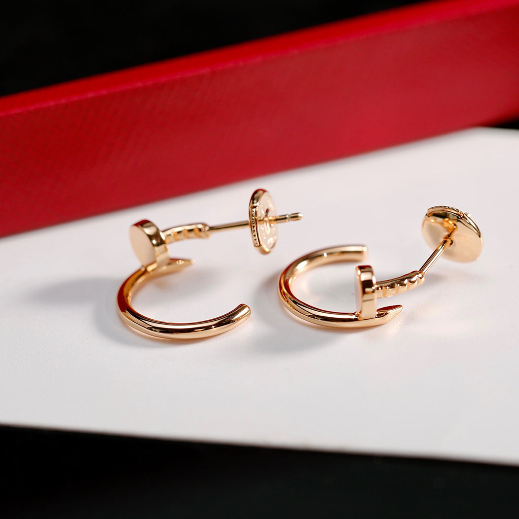 [AURORA]JUSTE NO DIAMOND SMALL EARRINGS