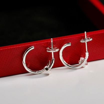 [AURORA]JUSTE NO DIAMOND SMALL EARRINGS