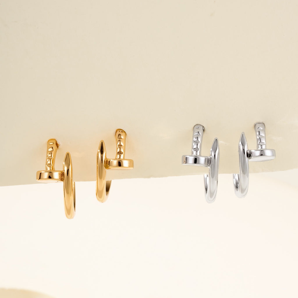 [AURORA]JUSTE NO DIAMOND MINI EARRINGS