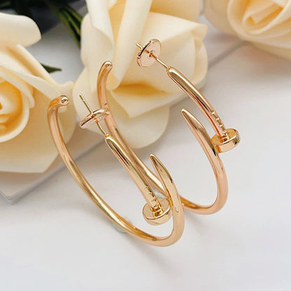 [AURORA]JUSTE NO DIAMOND LARGE EARRINGS