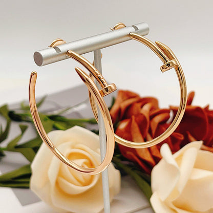 [AURORA]JUSTE NO DIAMOND LARGE EARRINGS