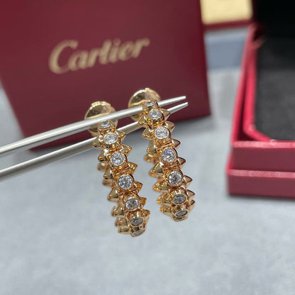 [AURORA]CLASH FULL DIAMOND MEDIUM EARRINGS