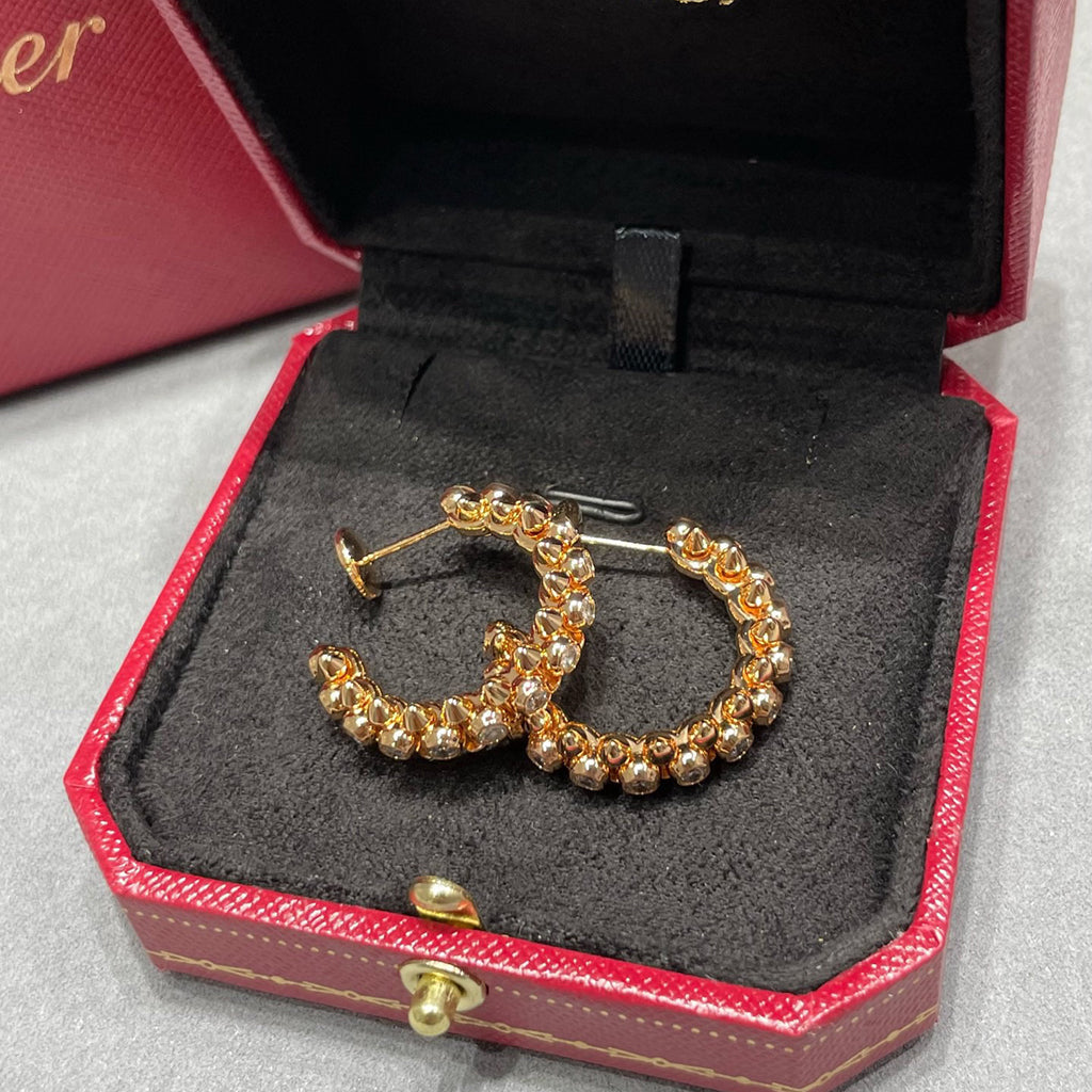 [AURORA]CLASH FULL DIAMOND MEDIUM EARRINGS