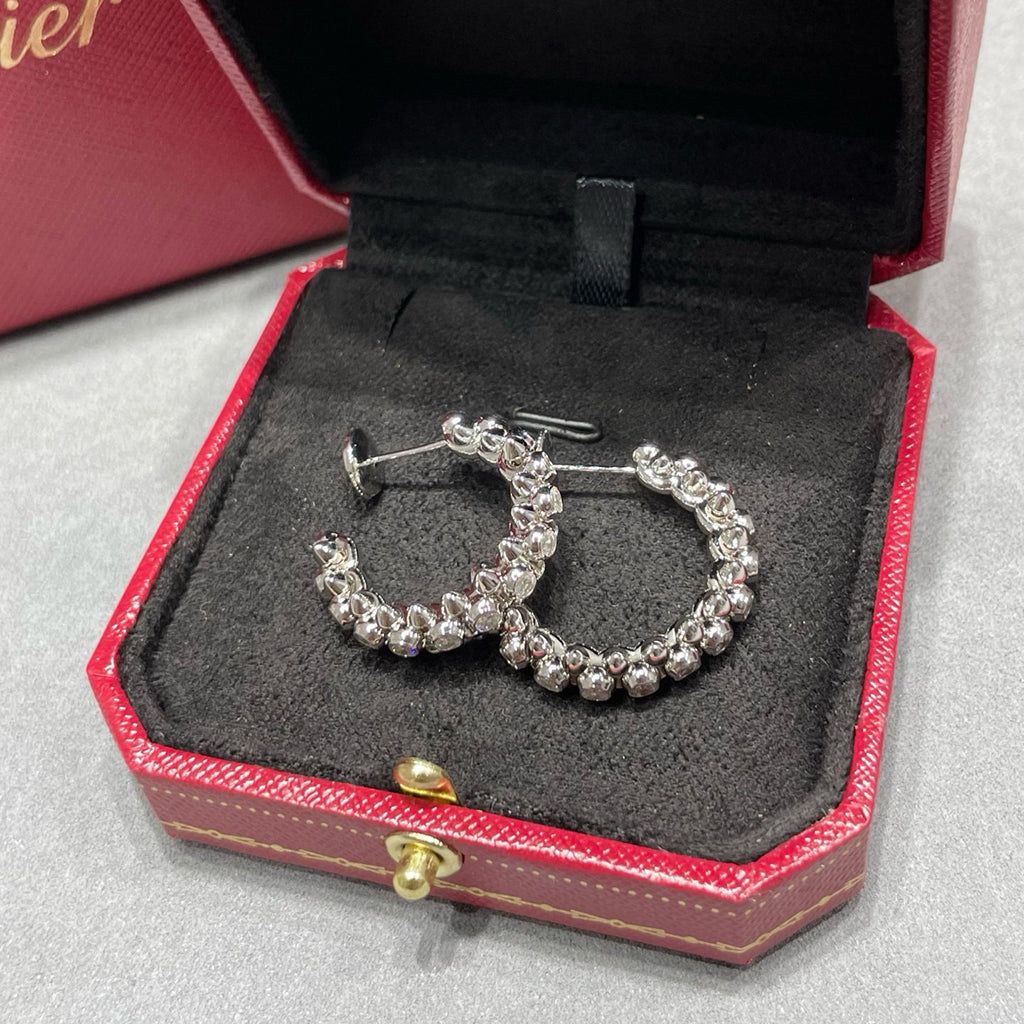 [AURORA]CLASH FULL DIAMOND MEDIUM EARRINGS
