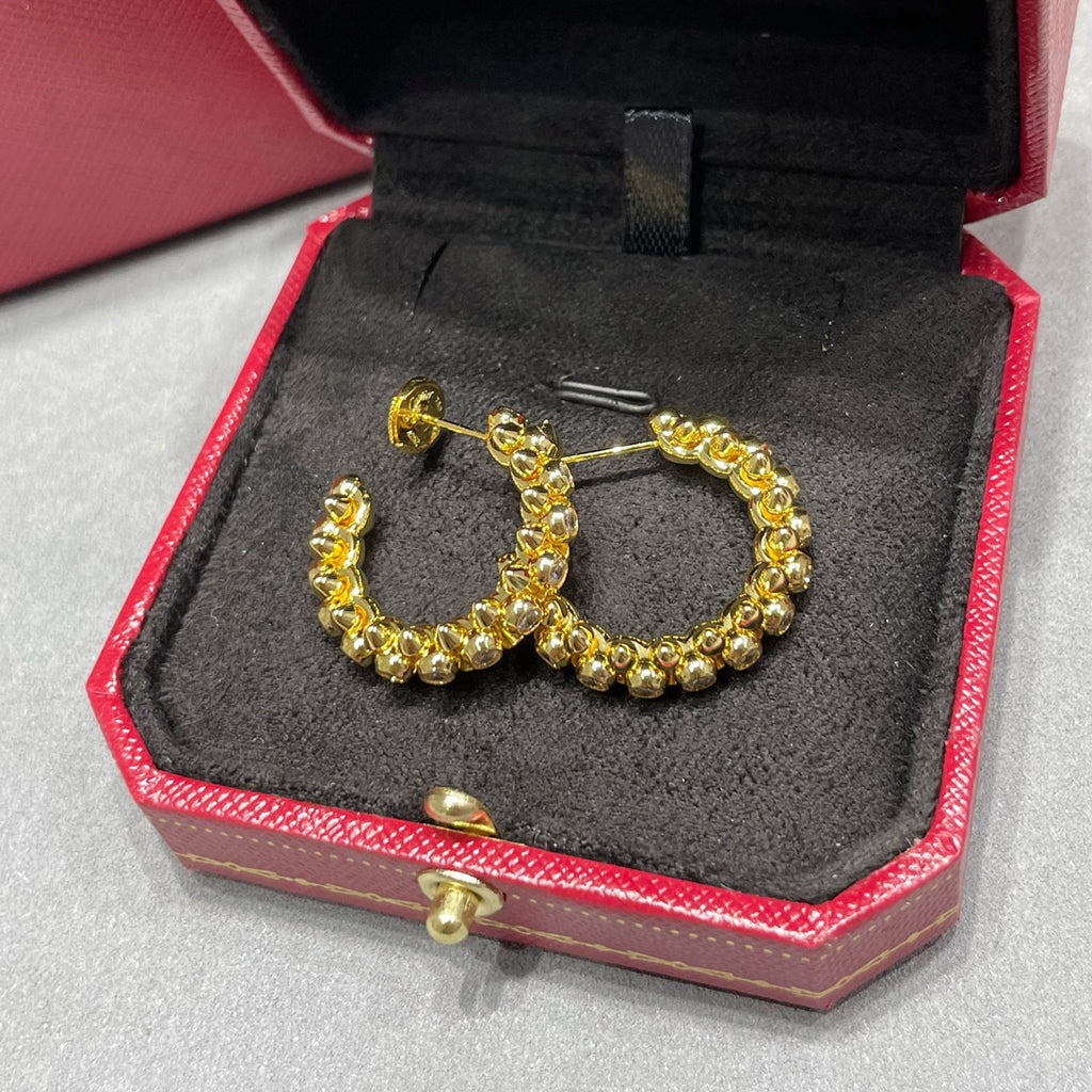 [AURORA]CLASH FULL DIAMOND MEDIUM EARRINGS