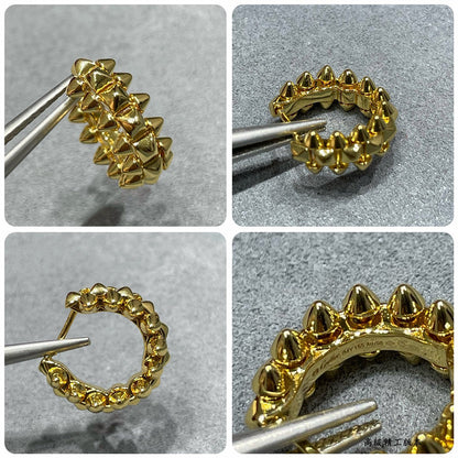 [AURORA]CLASH MINI HOOP EARRINGS