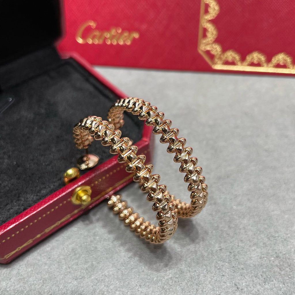 [AURORA]CLASH HOOP LARGE EARRINGS