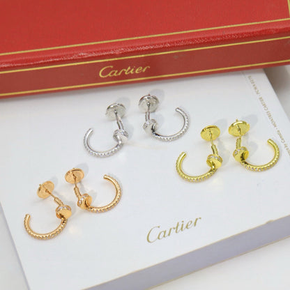 [AURORA]JUSTE FULL DIAMOND DOUBLE EARRINGS