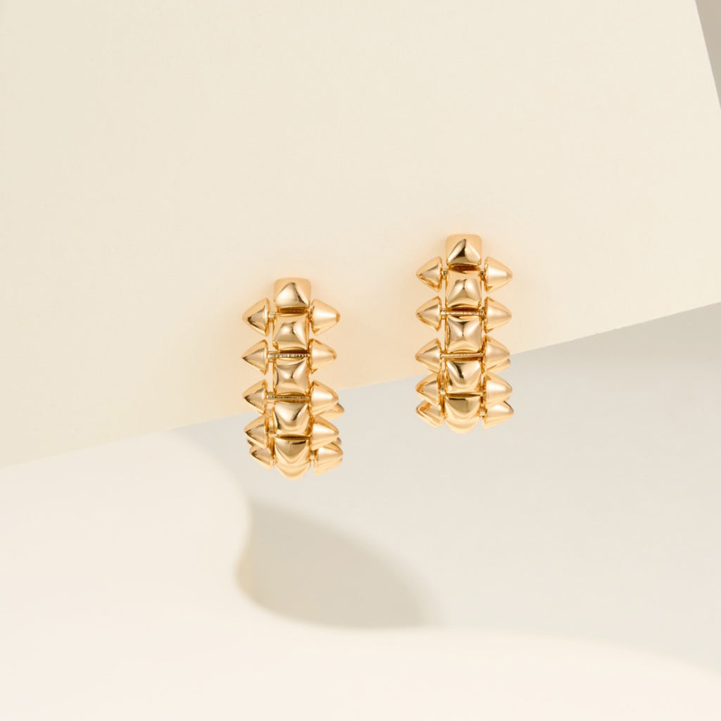 [AURORA]CLASH MINI HOOP EARRINGS