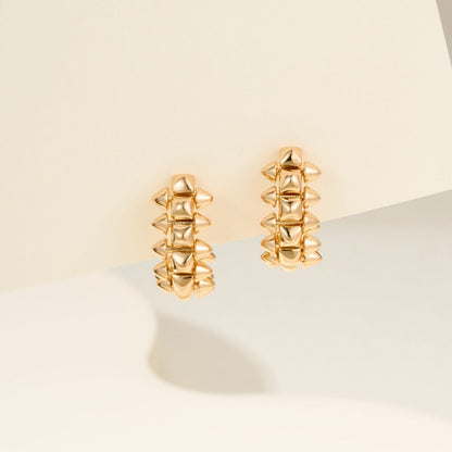 [AURORA]CLASH MINI HOOP EARRINGS