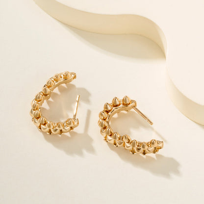 [AURORA]CLASH MINI HOOP EARRINGS