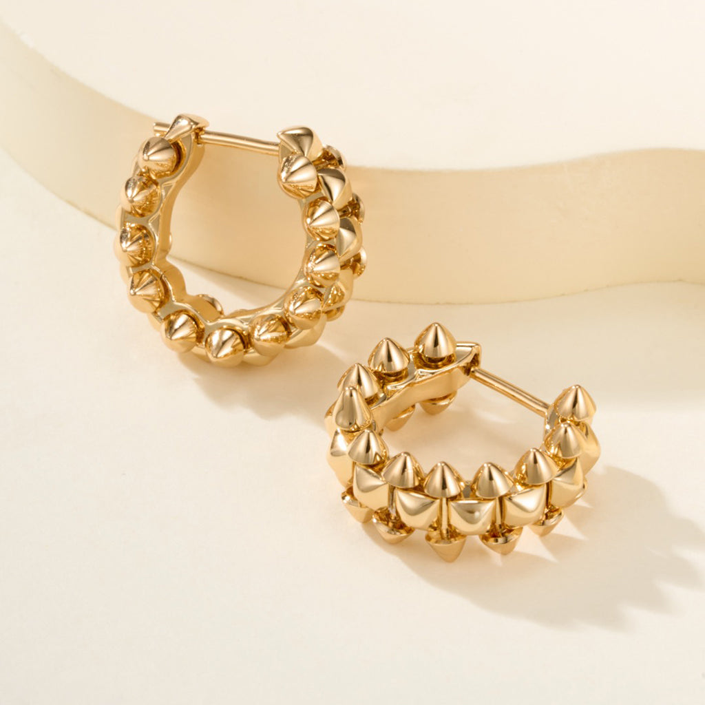 [AURORA]CLASH MINI HOOP EARRINGS