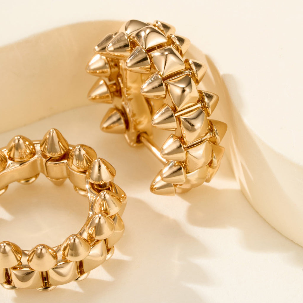 [AURORA]CLASH MINI HOOP EARRINGS