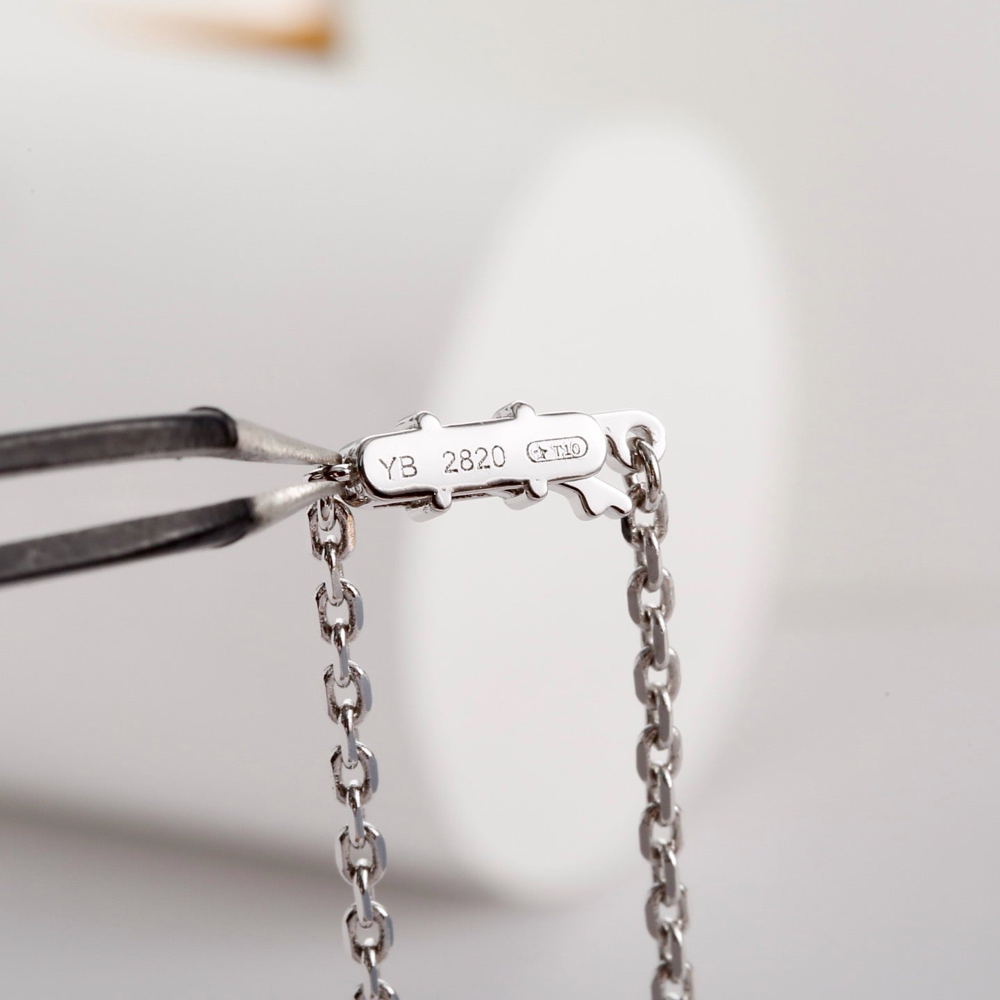 [AURORA]LOVE NECKLACE 16MM  FULL DIAMOND