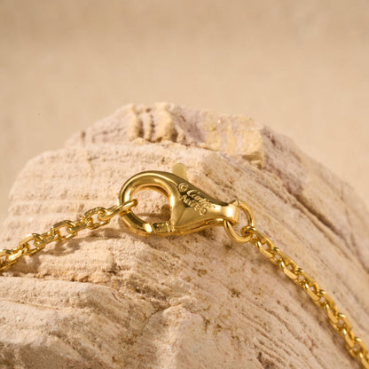 [AURORA]JUSTE NECKLACE HALF DIAMOND