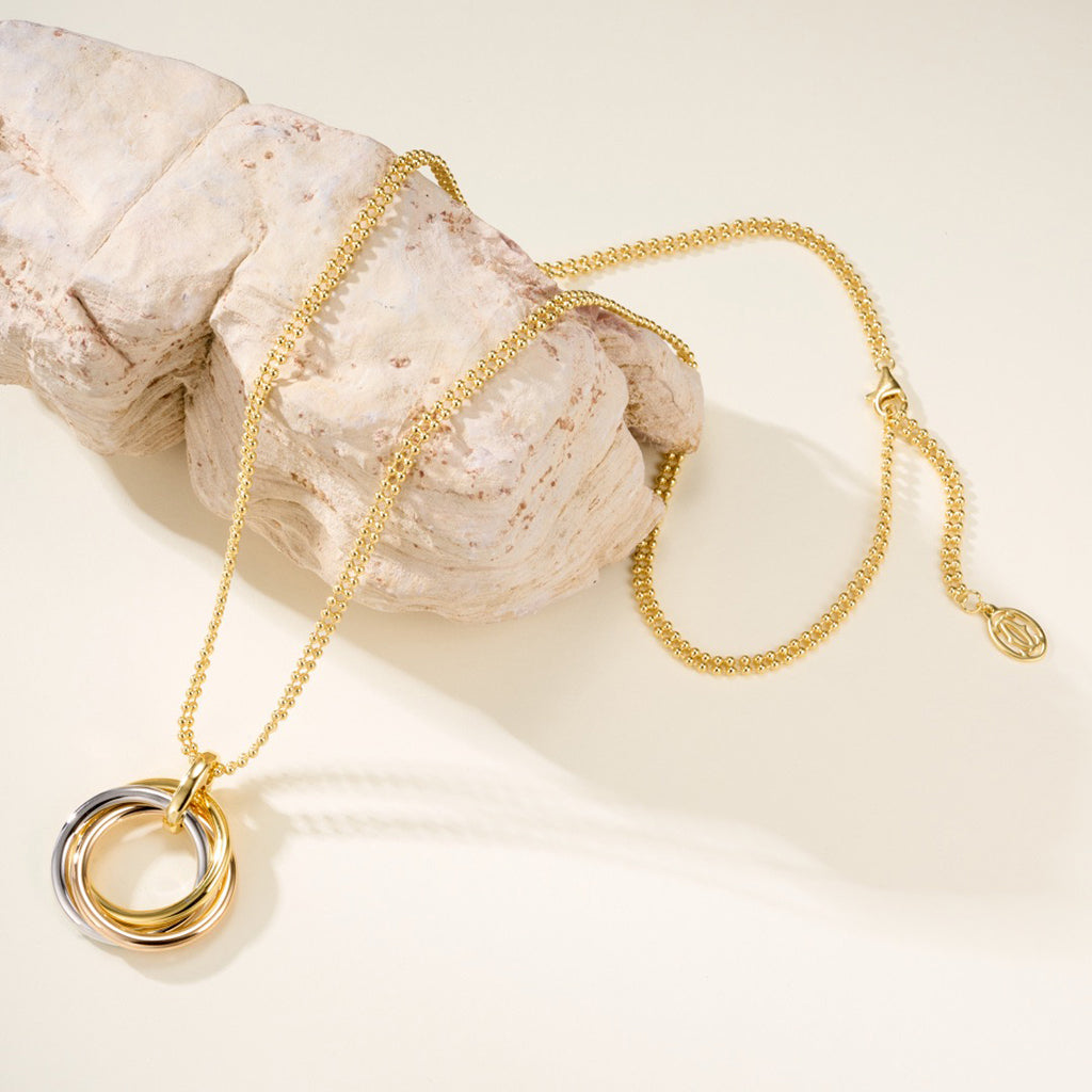[AURORA]TRINITY LARGE NECKLACE