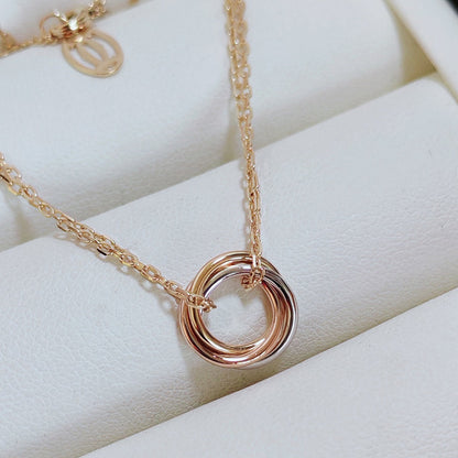 [AURORA]TRINITY MINI NECKLACE