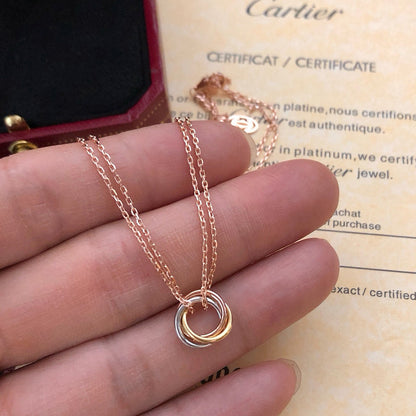 [AURORA]TRINITY MINI NECKLACE