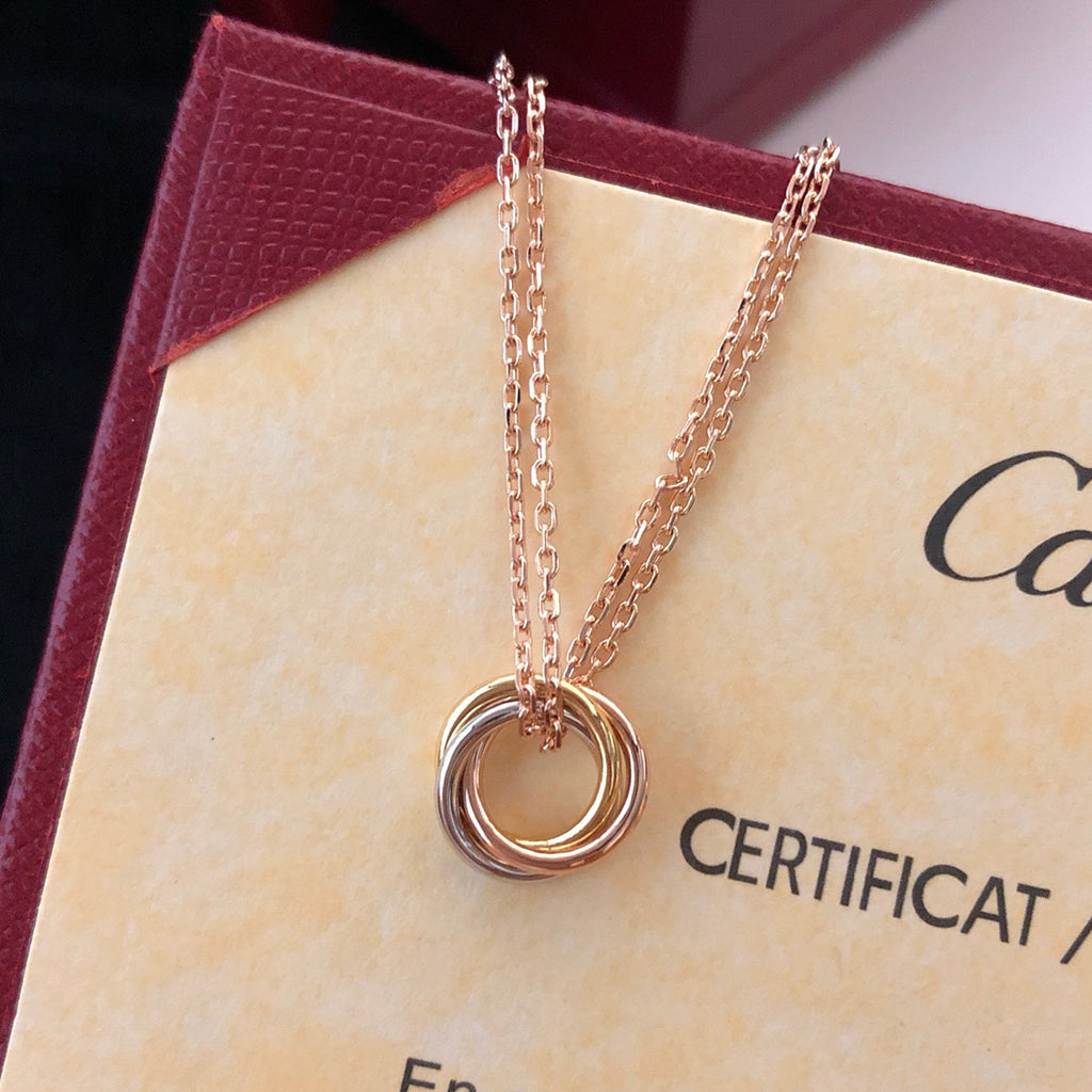 [AURORA]TRINITY MINI NECKLACE