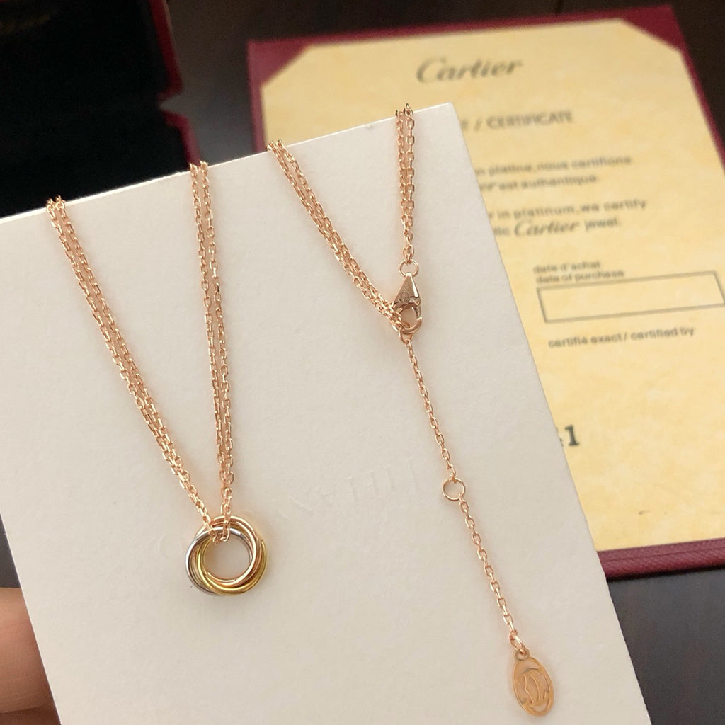 [AURORA]TRINITY MINI NECKLACE