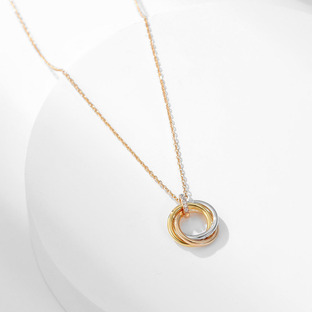 [AURORA]TRINITY SMALL NECKLACE