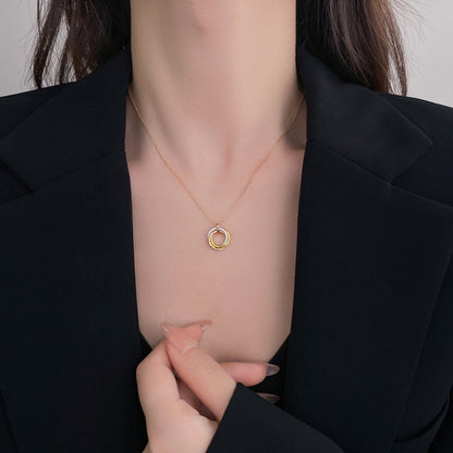 [AURORA]TRINITY SMALL NECKLACE
