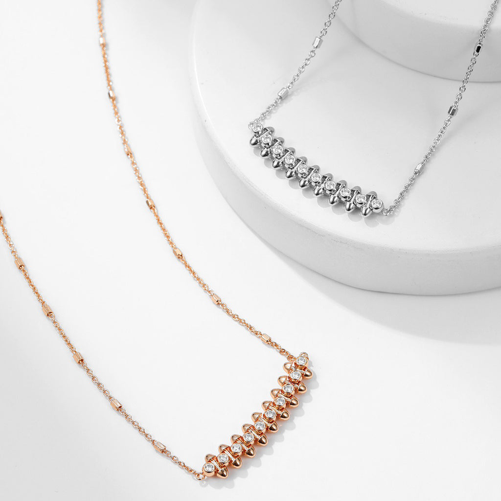 [AURORA]CLASH  MEDIUM DIAMOND NECKLACE