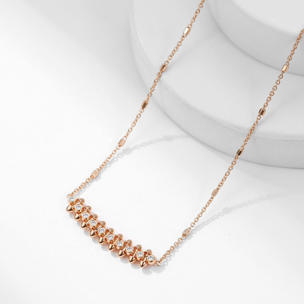 [AURORA]CLASH  MEDIUM DIAMOND NECKLACE