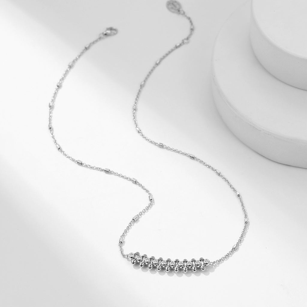 [AURORA]CLASH  MEDIUM DIAMOND NECKLACE