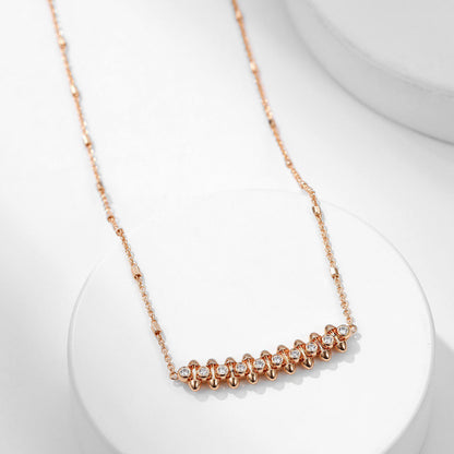 [AURORA]CLASH  MEDIUM DIAMOND NECKLACE