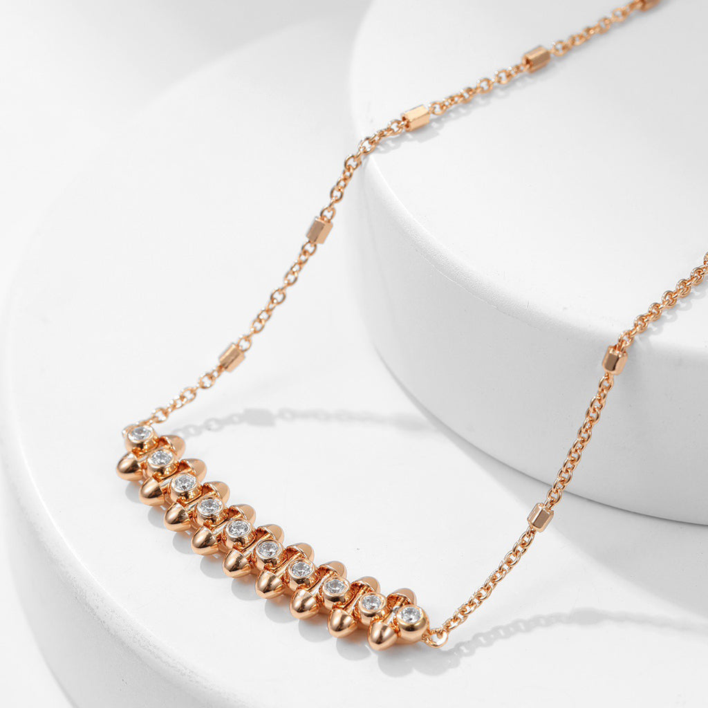 [AURORA]CLASH  MEDIUM DIAMOND NECKLACE