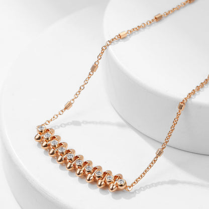 [AURORA]CLASH  MEDIUM DIAMOND NECKLACE