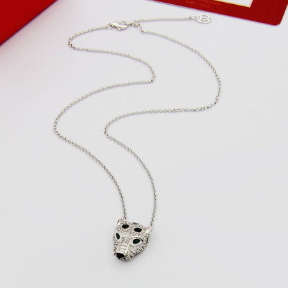 [AURORA]PANTHERE FULL DIAMOND NECKLACE