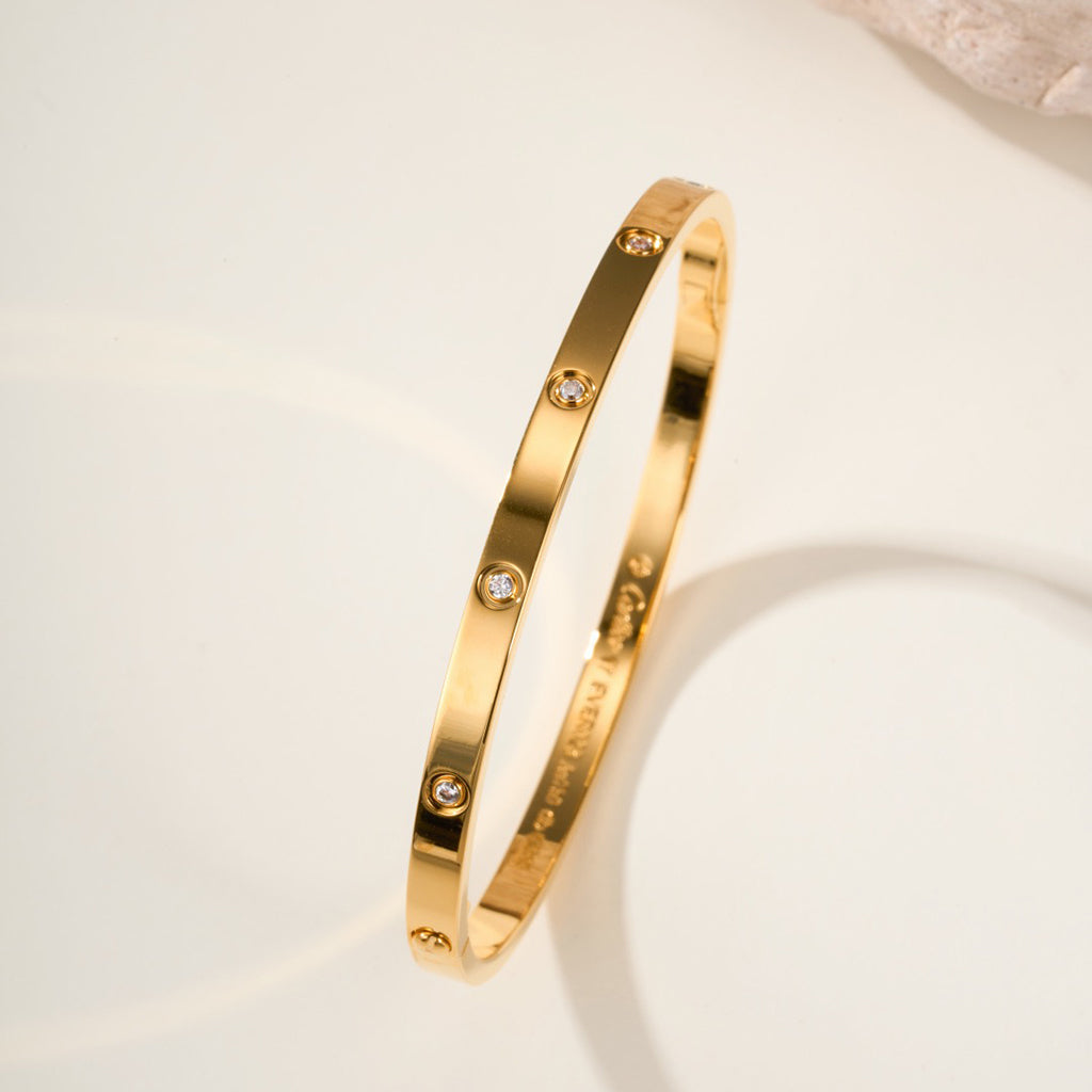 [AURORA]LOVE BRACELET 3.65MM 10 DIAMONDS